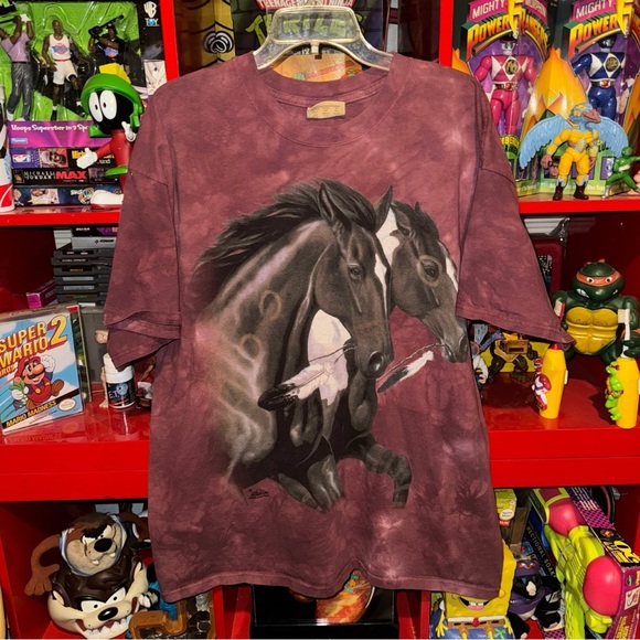 Vintage 2004 The Mountain x Diana beech horse tee - Picture 1 of 5
